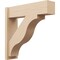 Ekena Millwork 8-in W x 30-in D x 30-in H Funston Block Rough Cedar Woodgrain TimberThane Outlooker, Primed Tan OUTUR080X30X30FST44RCPR - alternate 1